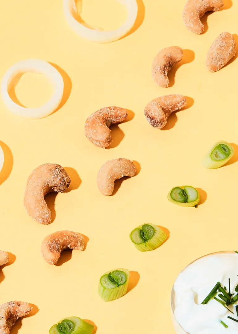Cashewkerne mit Sour Cream and Onion Gewürz 500 g