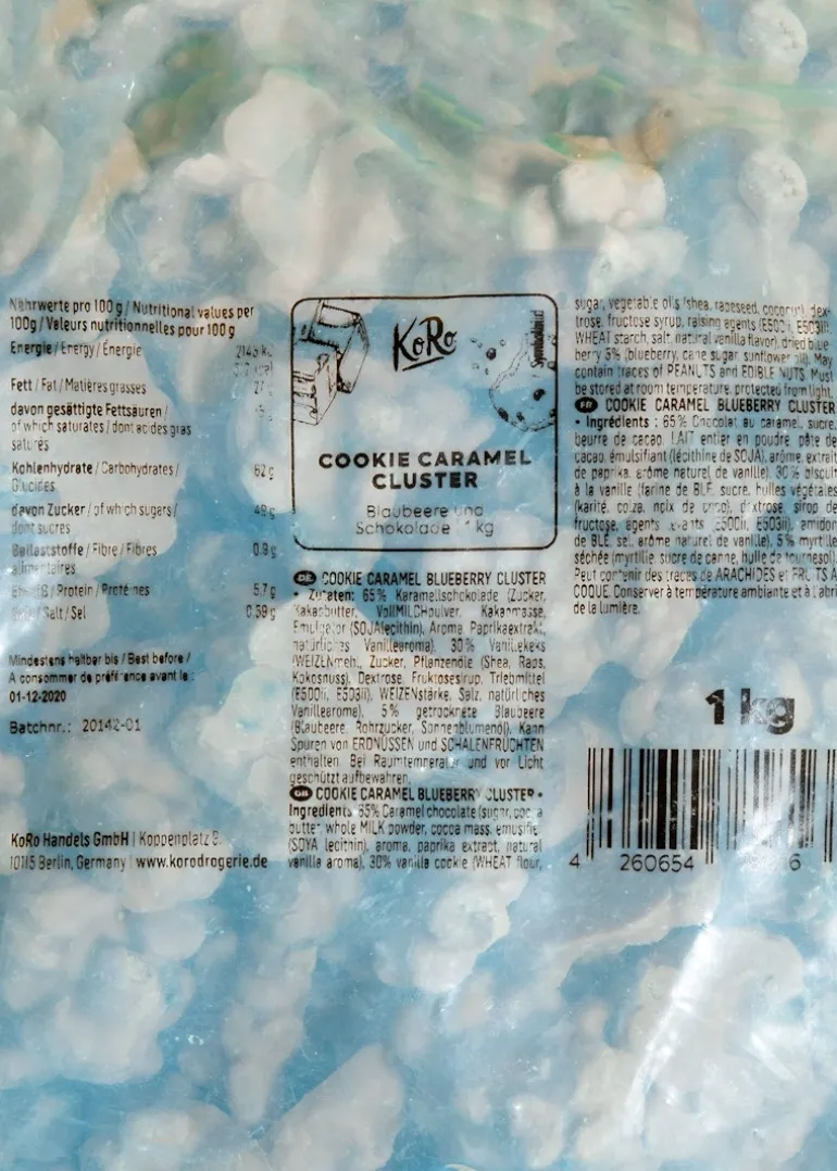 Cookie Caramel Cluster 1 kg