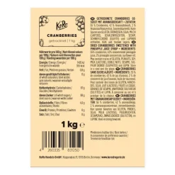 Cranberrys mit Ananasdicksaft gesüßt 250 g