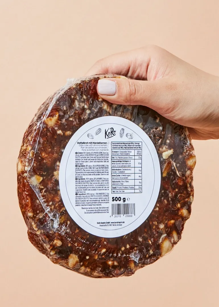 Dattelbrot mit Mandeln 500 g