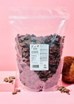 Dunkel geröstete Bio Kokoschips mit Kakao 1 kg