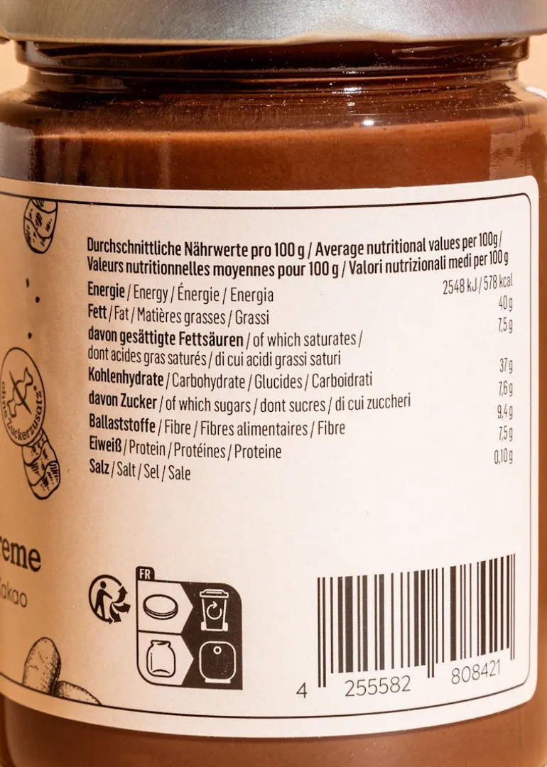 Erdmandelcreme mit Cashew und Kakao 350 g