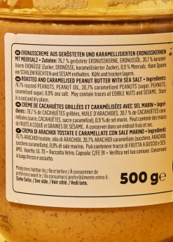 Erdnussmus Salted Caramel 500 g