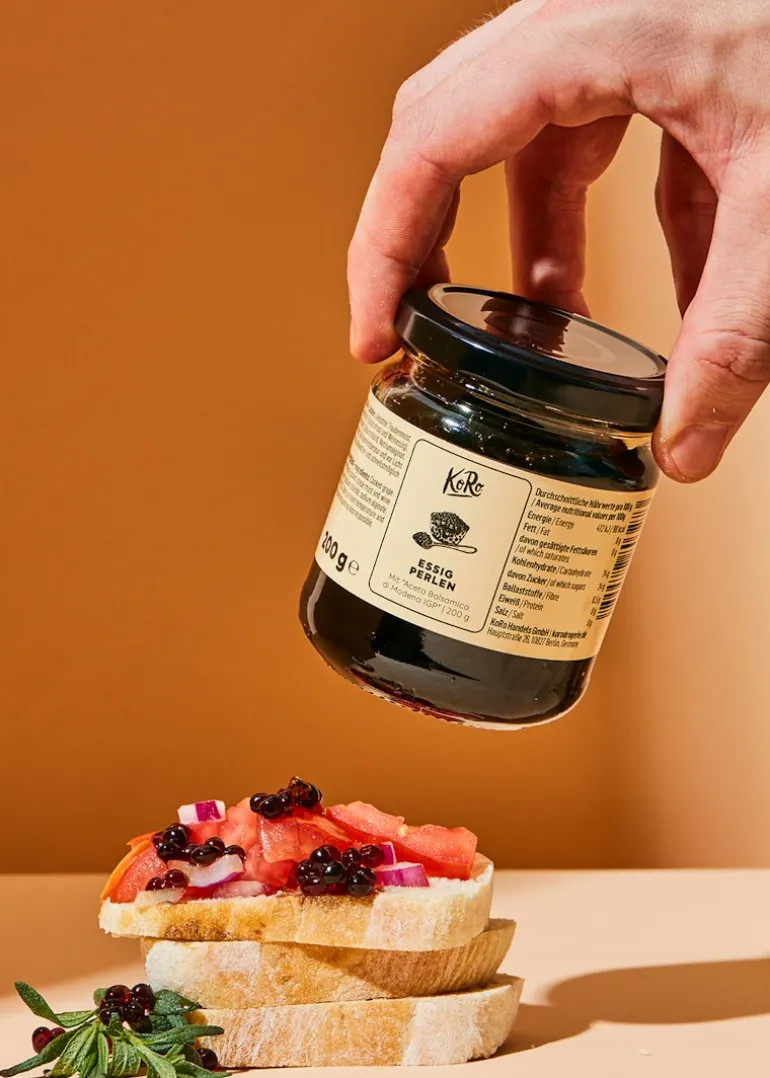 Essig Perlen mit "Aceto Balsamico di Modena I.G.P." 200 g