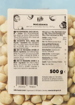 Ganze und halbe Macadamiakerne 500 g