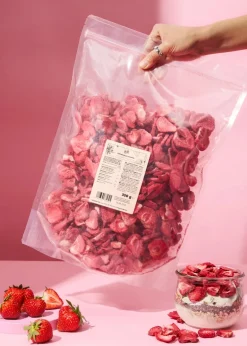 Gefriergetrocknete Erdbeerscheiben 350 g