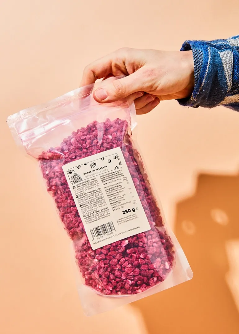 Gefriergetrocknete Granatapfelkerne 250 g