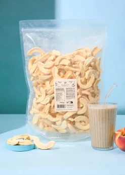 Gefriergetrocknete Pfirsichscheiben 350 g