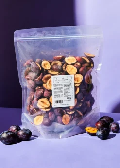 Gefriergetrocknete Pflaumenhälften 350 g