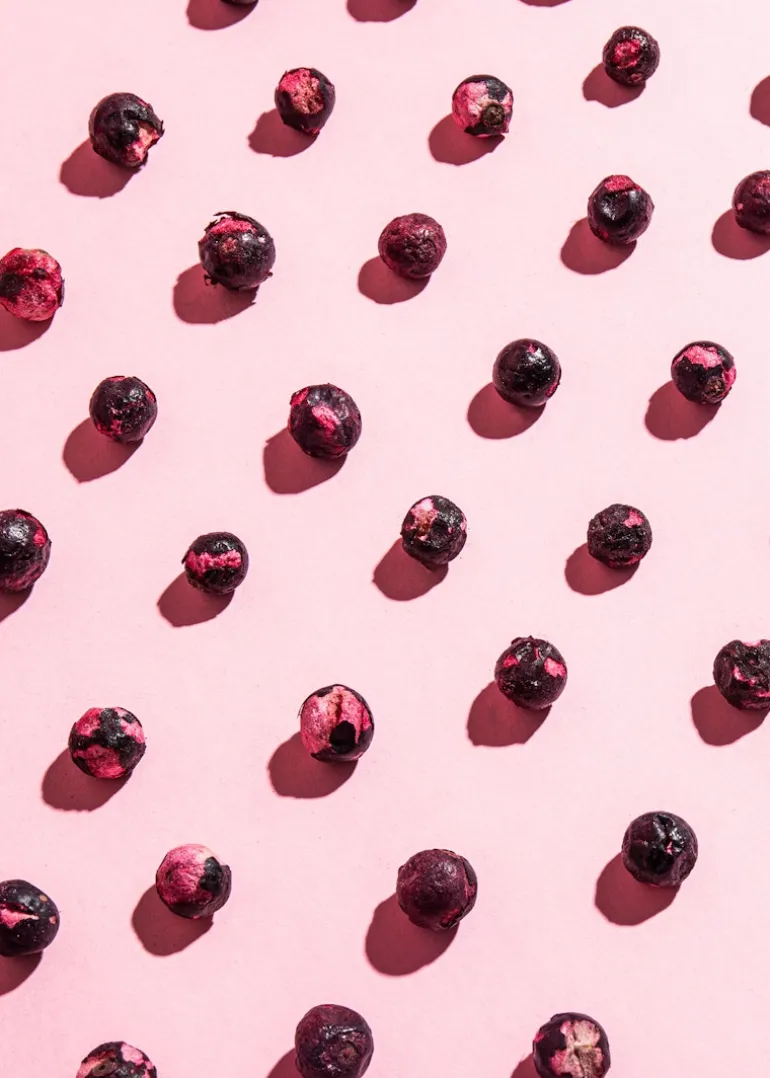 Gefriergetrocknete schwarze Johannisbeeren 500 g