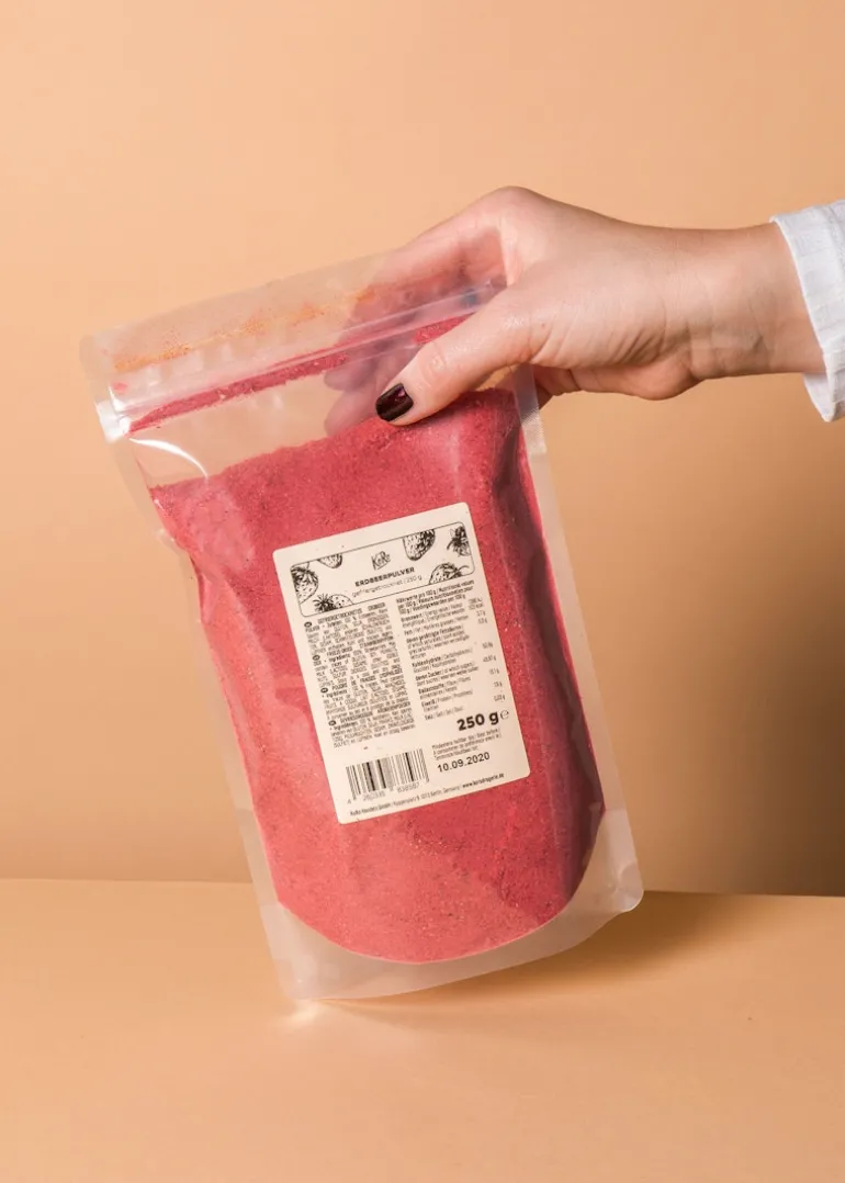 Gefriergetrocknetes Erdbeerpulver 250 g