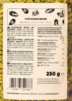 Gehackte blanchierte Pistazienkerne 250 g
