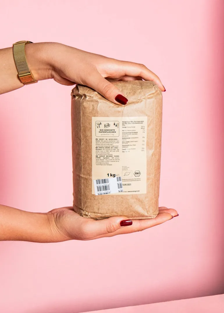 Gekeimte Bio Feinblatt Haferflocken 1 kg