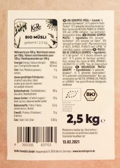 Gekeimtes Bio Müsli 2,5 kg