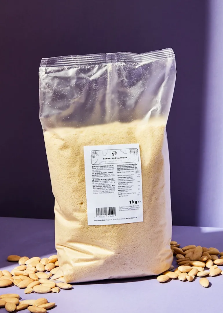 Gemahlene blanchierte Mandeln 1 kg