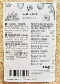 Gemahlene Haselnüsse 1 kg