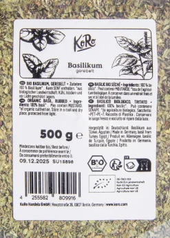 Gerebeltes Bio Basilikum 500 g
