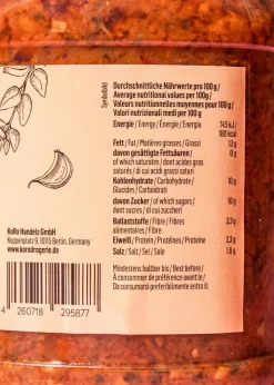 Geröstete Tomaten Aufstrich 1 kg