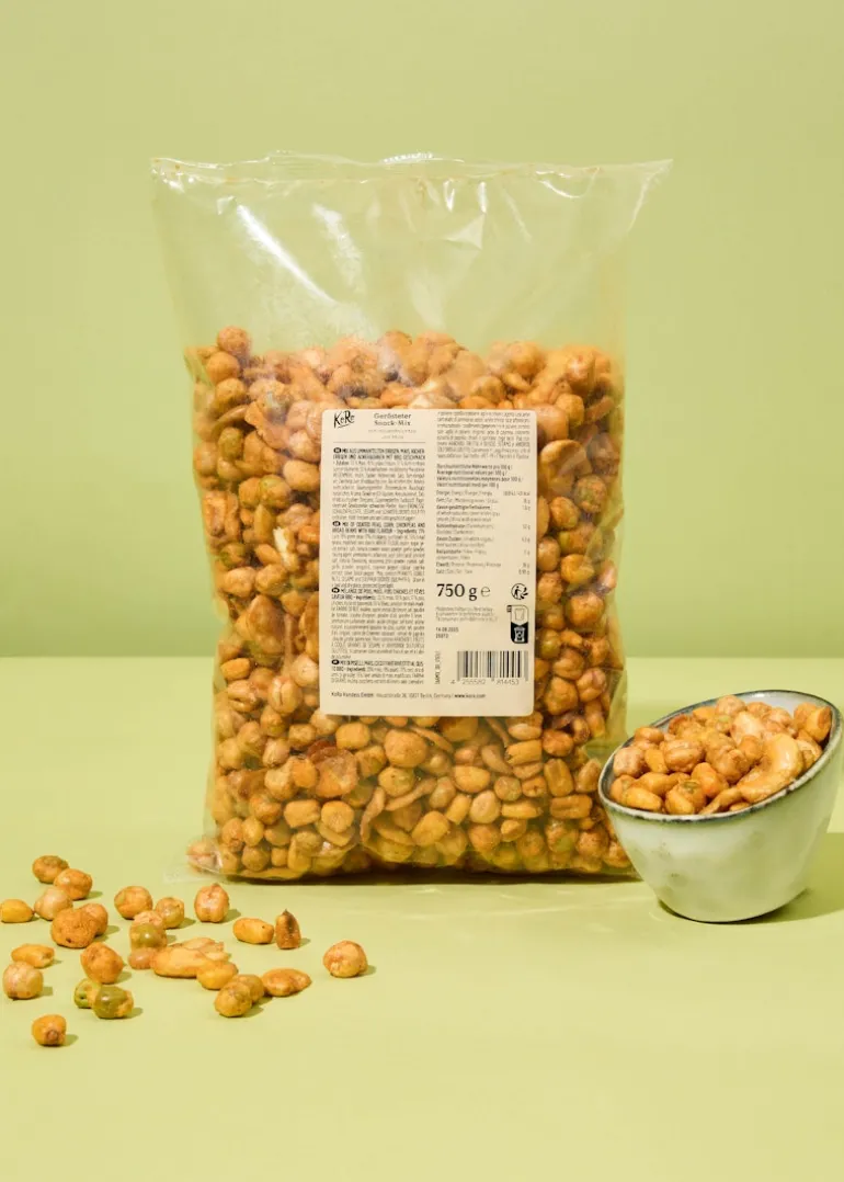 Gerösteter Hülsenfrüchte-Snack-Mix mit Mais 750 g