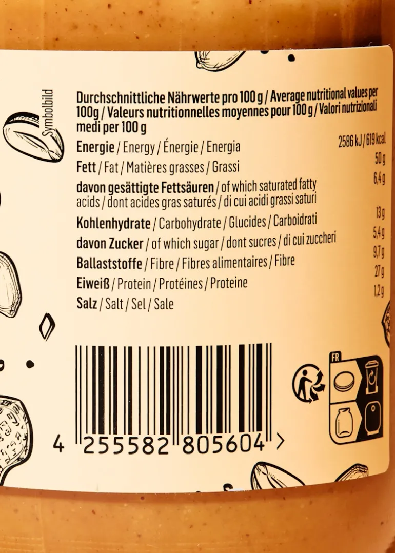 Gesalzenes Erdnussmus 500 g