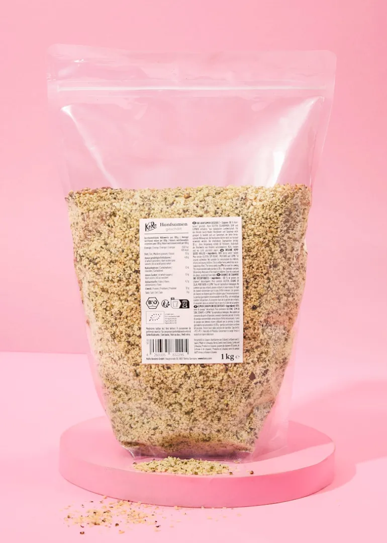 Geschälte Bio Hanfsamen 1 kg