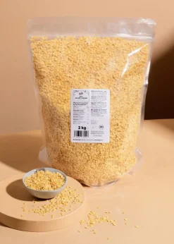 Geteilte gelbe Bio Linsen 2 kg