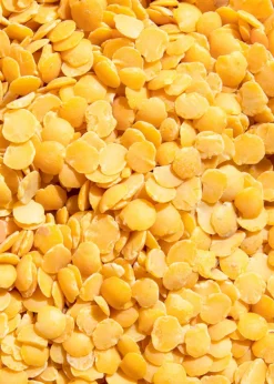 Geteilte gelbe Bio Linsen 2 kg
