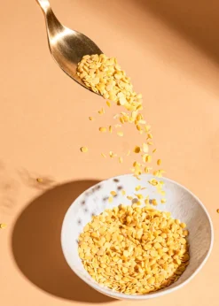 Geteilte gelbe Bio Linsen 2 kg