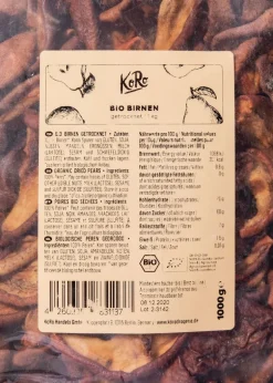 Getrocknete Bio Birnen 1 kg