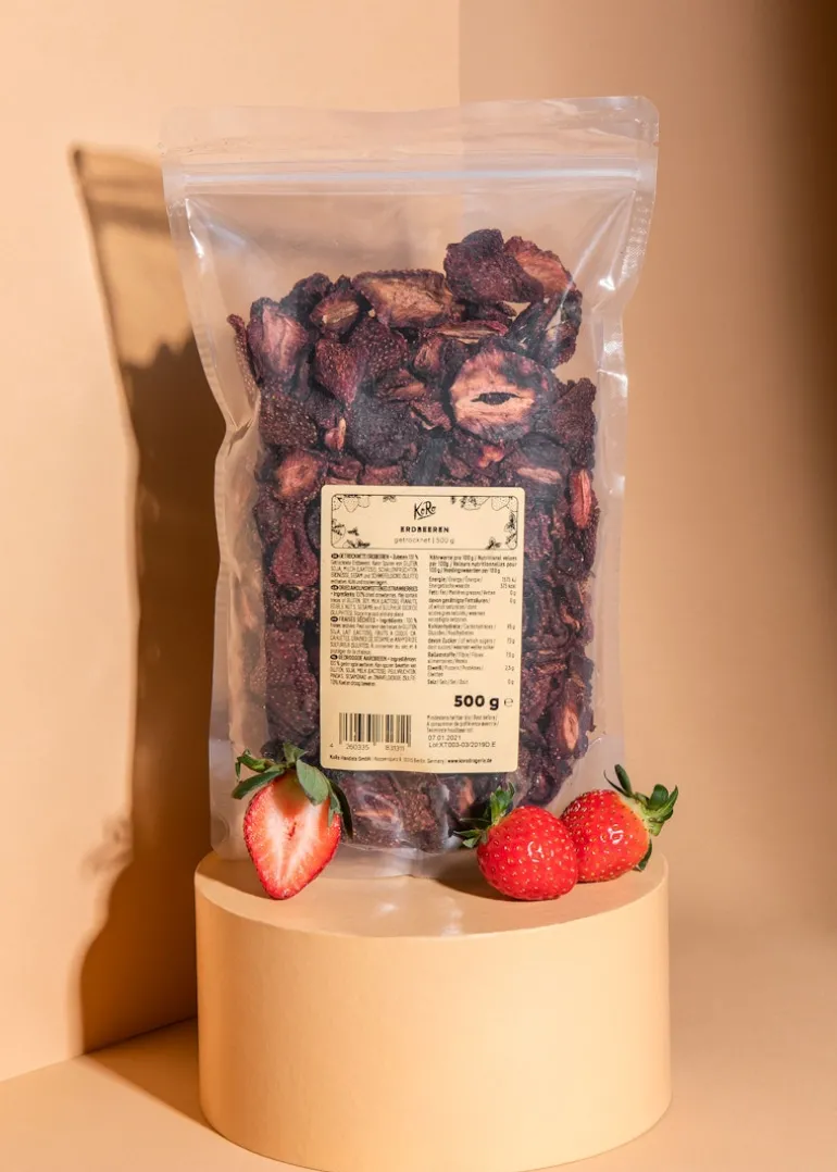 Getrocknete Erdbeeren 500 g