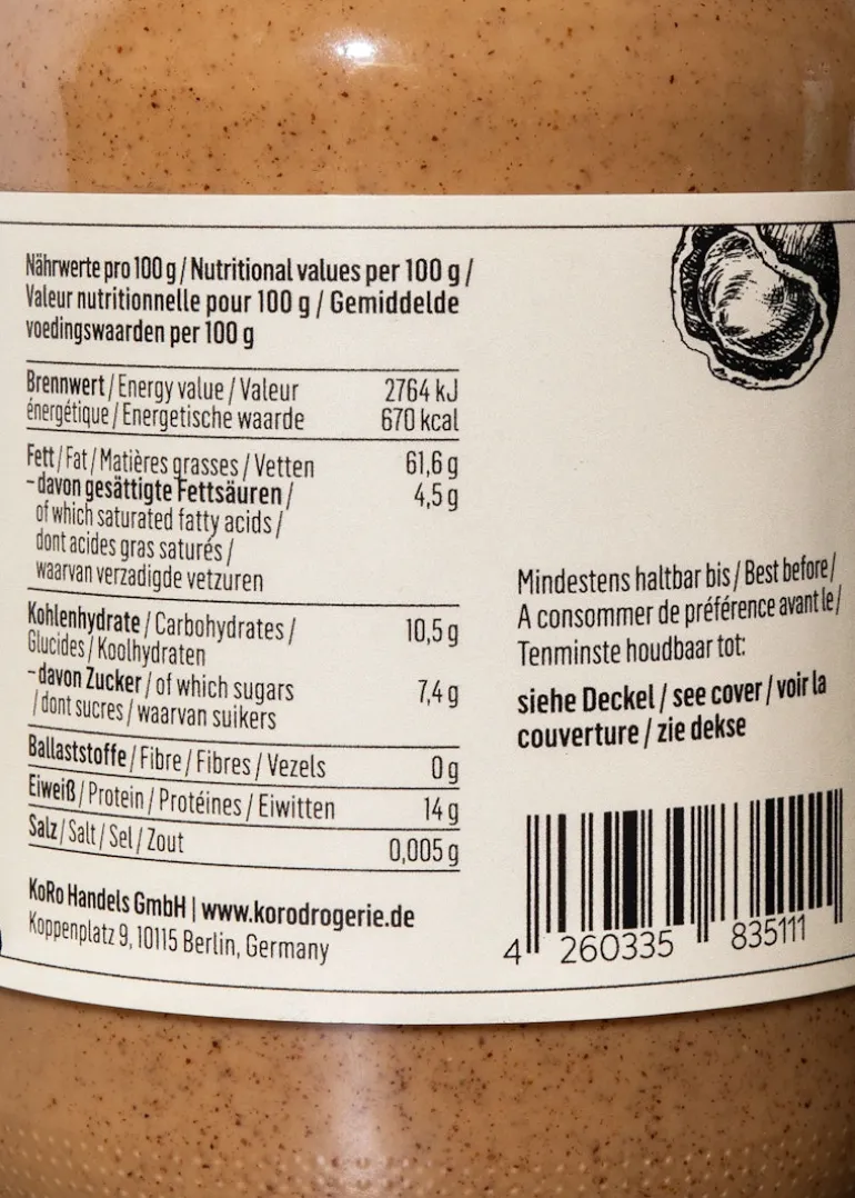 Haselnussmus 500 g