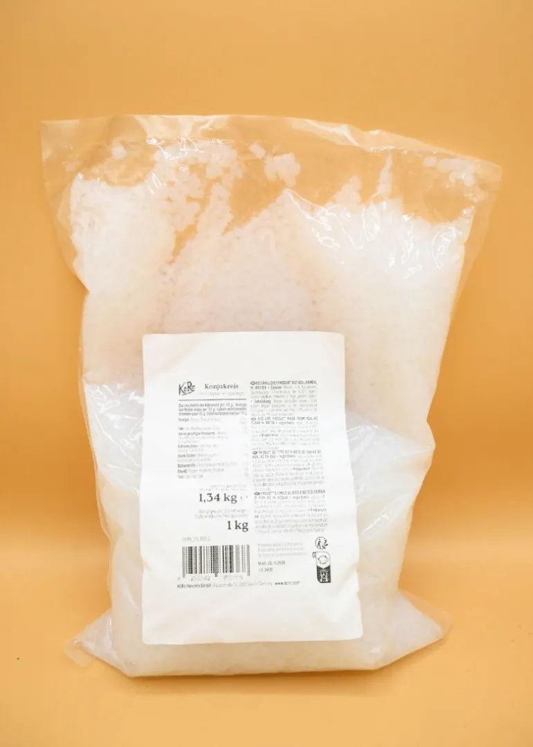 Konjakreis in Wasser 1 kg