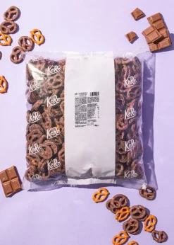 Laugenbrezeln in Vollmilchschokolade 1 kg