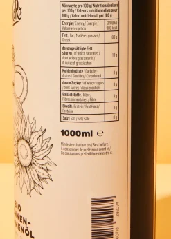 Natives Bio Sonnenblumenöl 1 L