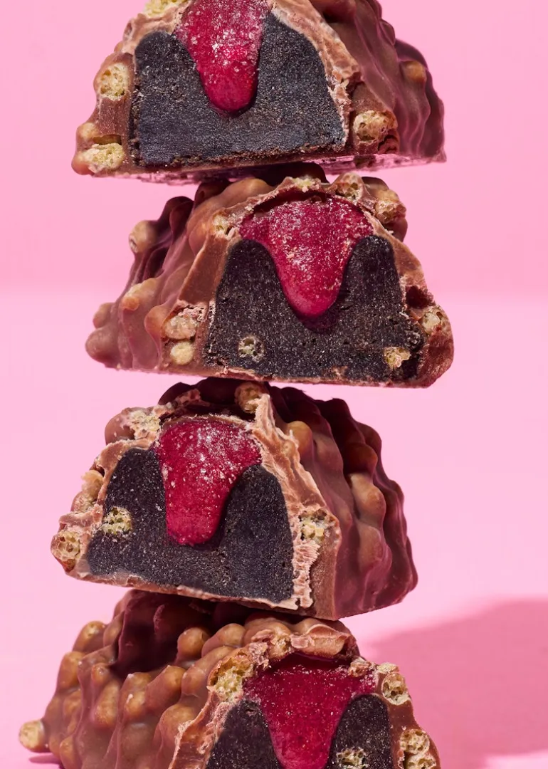 Protein Bar Deluxe Vegan Raspberry Choc 12 x 55 g