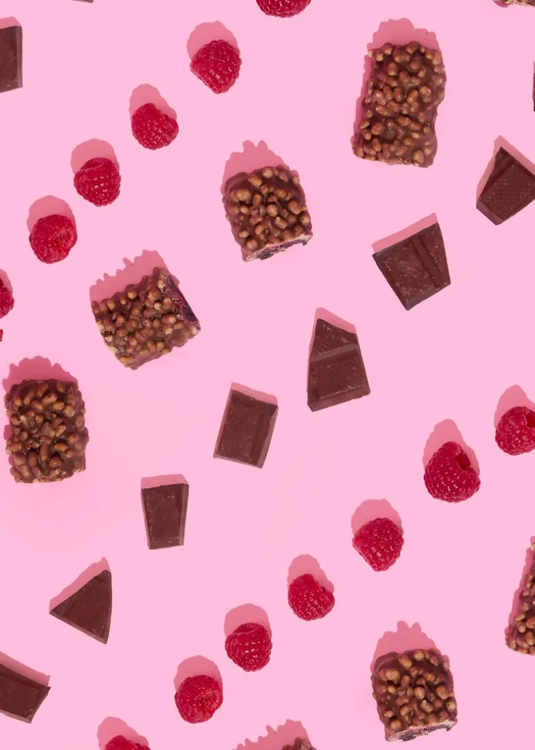 Protein Bar Deluxe Vegan Raspberry Choc 12 x 55 g