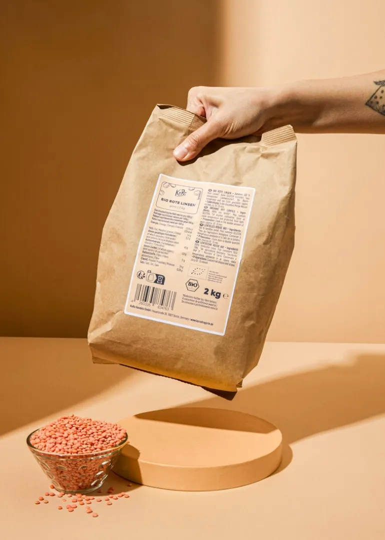 Rote Bio Linsen 2 kg