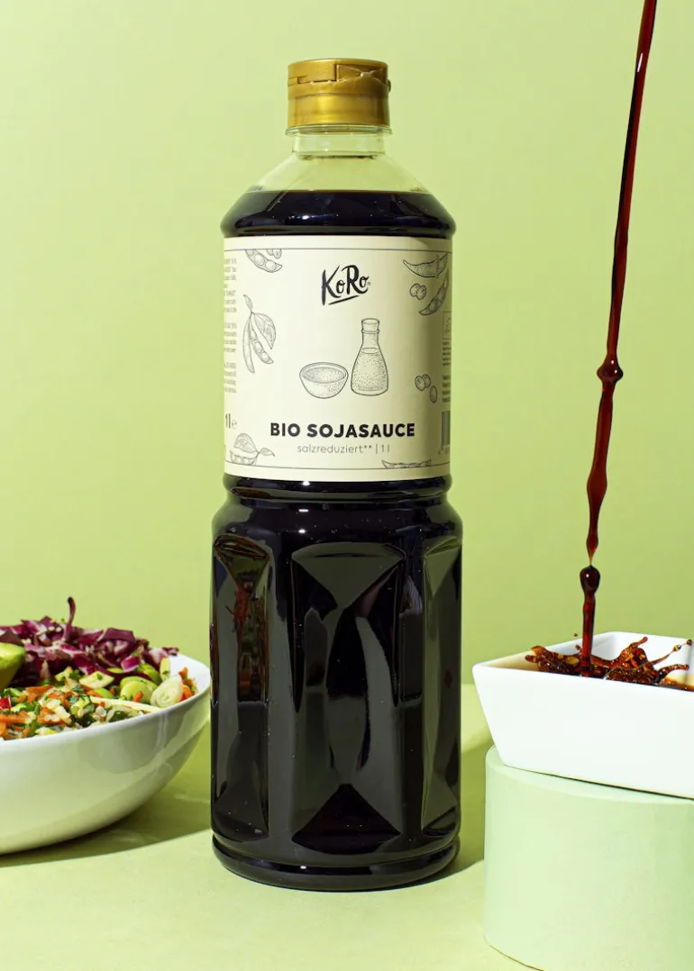 Salzreduzierte Bio Sojasauce 1 L