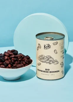 Schwarze Bio Bohnen in der Dose 240 g