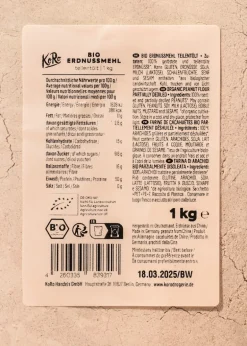Teilentöltes Bio Erdnussmehl 1 kg