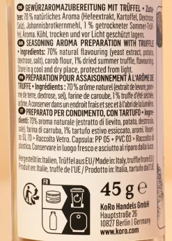 Trüffelpulver Gewürz 45 g