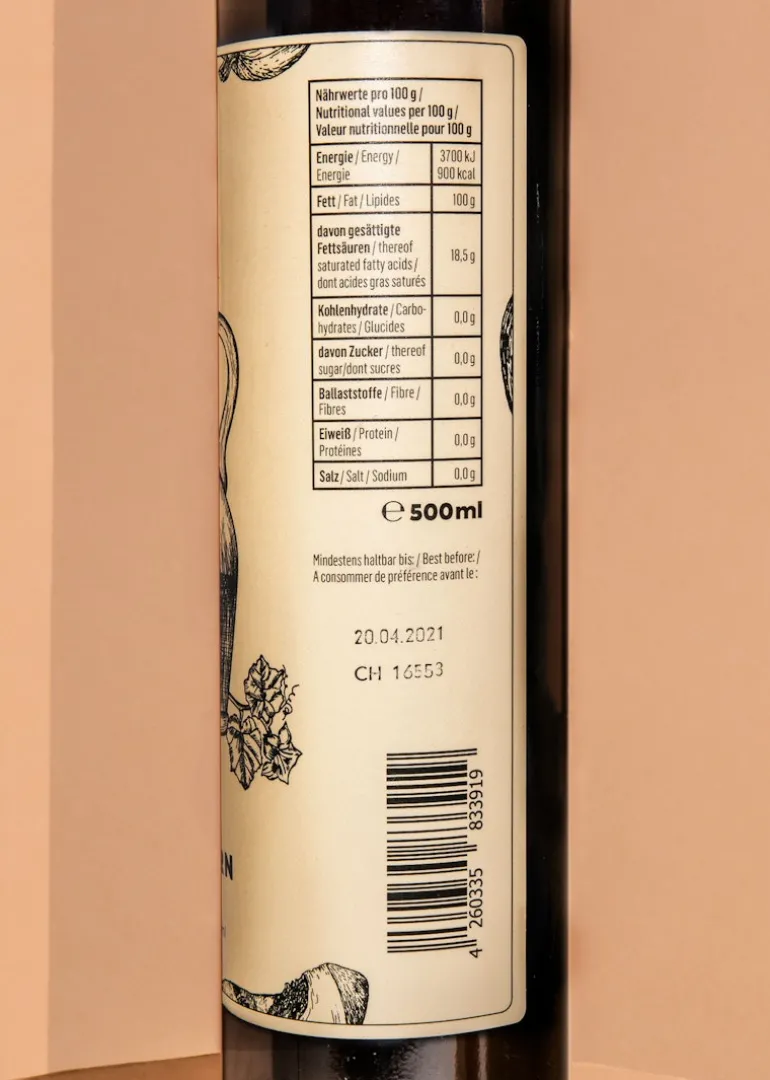 Ungeröstetes Bio Kürbiskernöl 500 ml