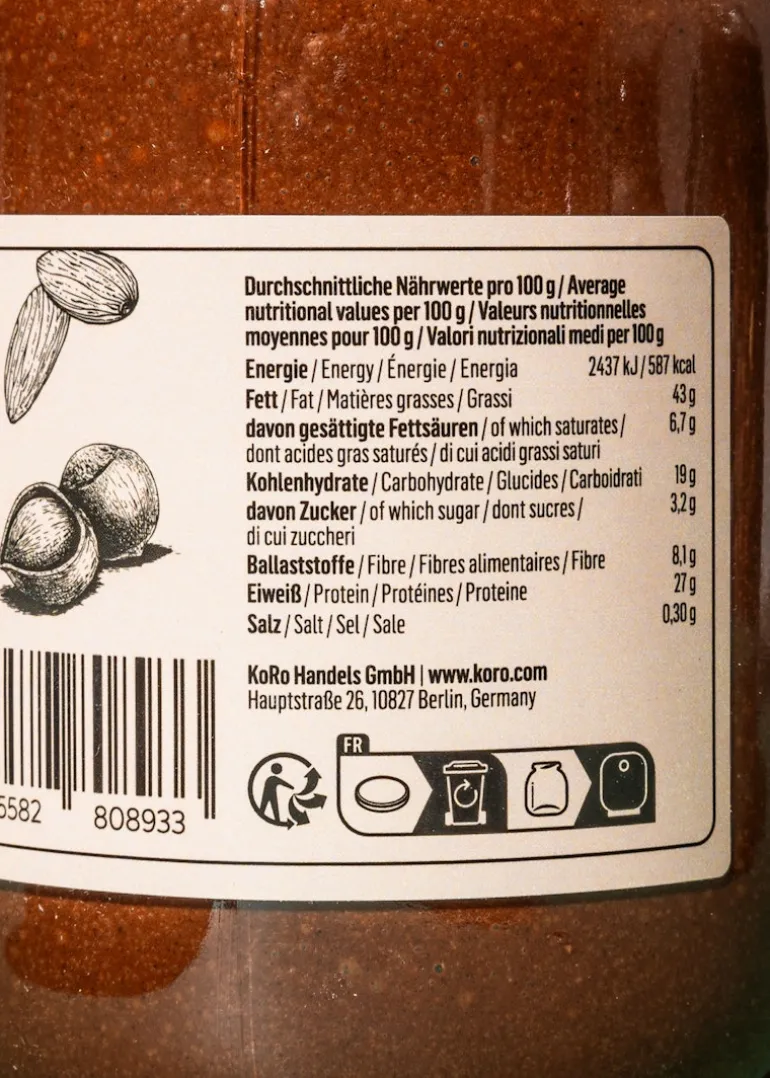 Vegane crunchy Proteincreme 500 g