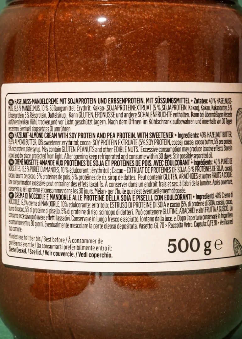 Vegane crunchy Proteincreme 500 g