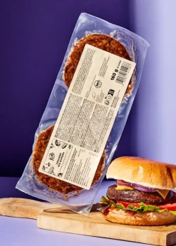 Veganer Bio Burger Shiitake und Paprika 160 g