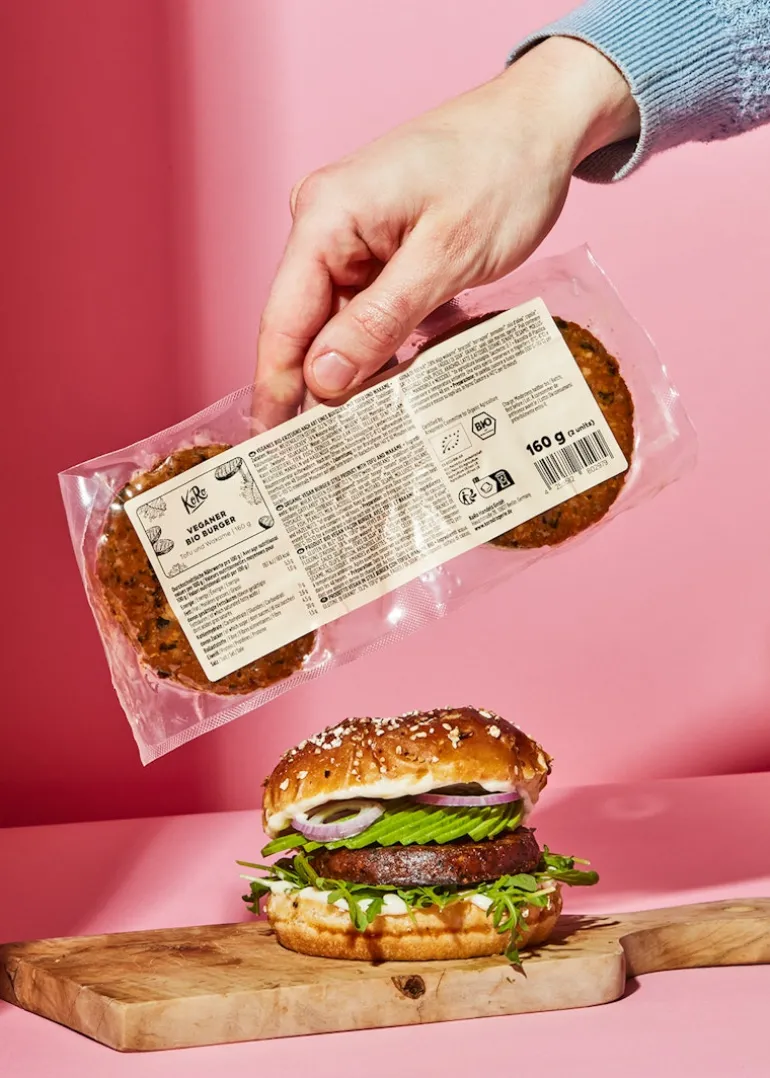 Veganer Bio Burger Tofu und Wakame 160 g