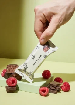 Veganer Bio Proteinriegel Raspberry 50 g