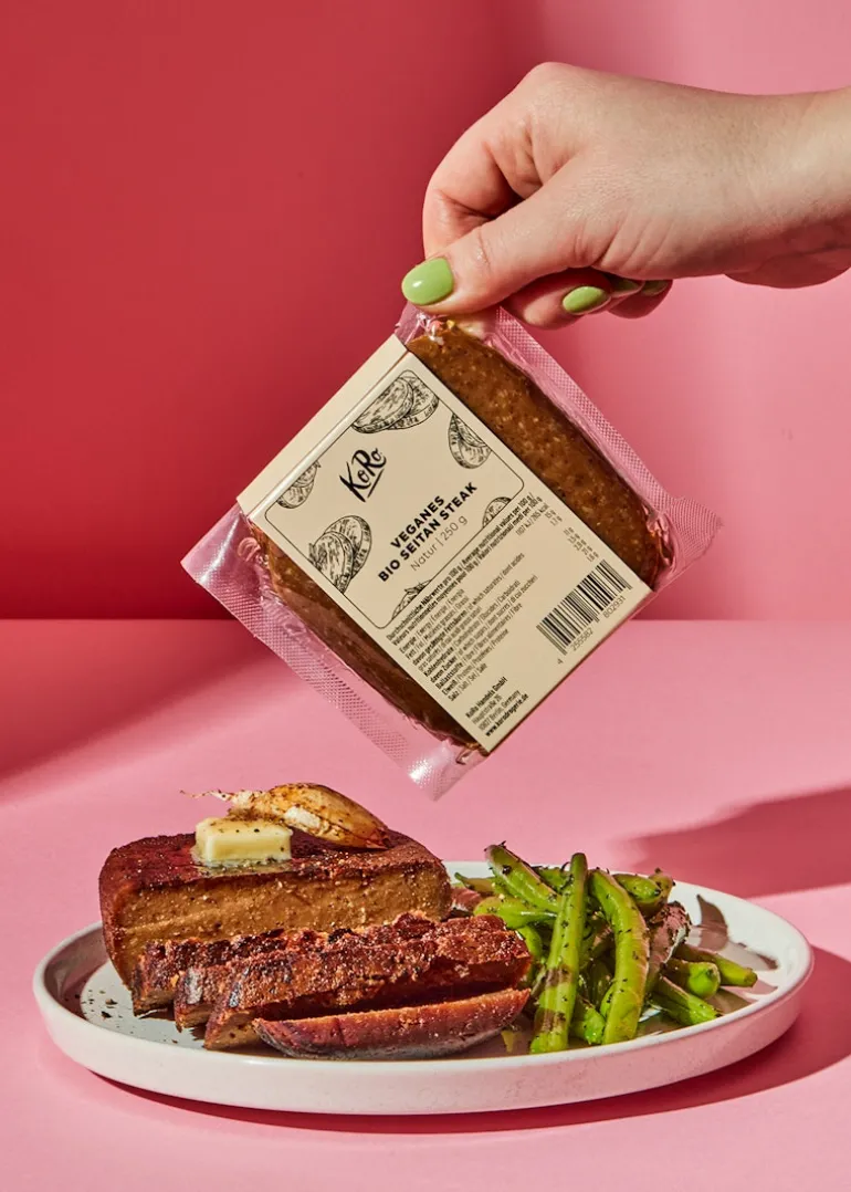 Veganes Bio Seitan Steak Natur 250 g