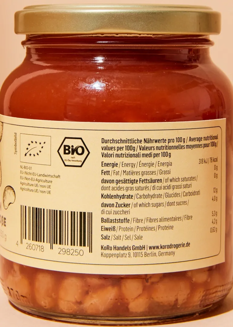 Weiße Bio Bohnen in Tomatensoße 350 g