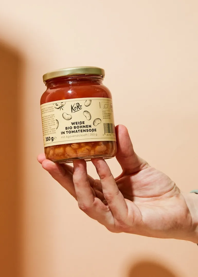 Weiße Bio Bohnen in Tomatensoße 350 g